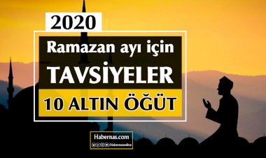 Kur'an Nesli Platformu'ndan Ramazan ayı için on altın öğüt