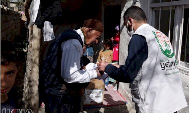 Avrupa Yetim Eli'nden Van'da ihtiyaç sahibi ailelere yardım
