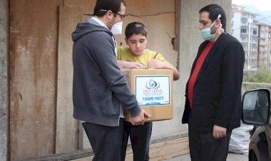 IHO EBRAR, Gümüşhane'de ihtiyaç sahibi ailelere ulaştı