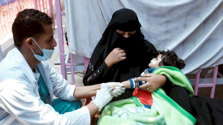 Yemen'de kolera vakalarının dörtte biri 5 yaş altı çocuklar