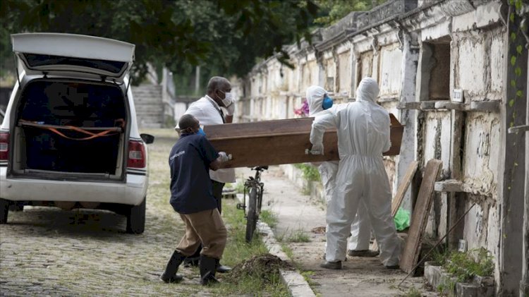 Brezilya'da son 24 saatte Kovid-19 nedeniyle 610 kişi öldü