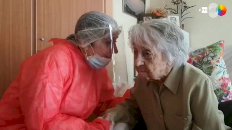 İspanya'da 113 yaşındaki kadın Kovid-19'u yendi