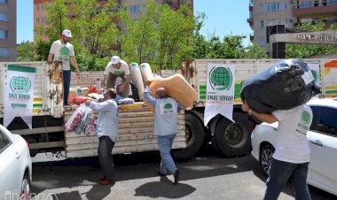 Umut Kervanı İdlib'e yardımlarını sürdürüyor