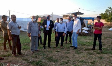 HÜDA PAR'dan Manisa'da mevsimlik işçilere ziyaret