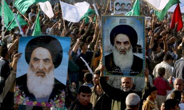 Şarkul El-Avsat'ın Sistani'ye hakareti üzerine Iraklılar Suudi Arabistan elçiliğine yürüdü