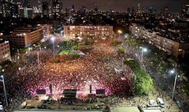 Tel Aviv'de Netanyahu hükümeti karşıtı protesto düzenlendi