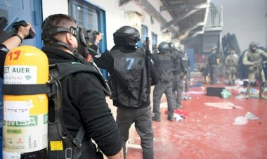 Siyonist İsrail güçlerinden hapishaneye baskın