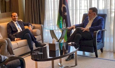 Libya Başbakanı es-Serrac ile Katar Dışişleri Bakanı Al Sani İstanbul'da bir araya geldi