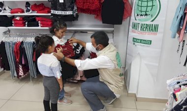 Umut Kervanı bayram öncesi yetimleri sevindirdi