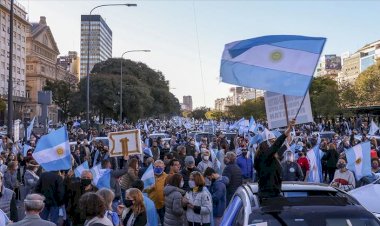Arjantin'de hükümet karşıtı gösteriler