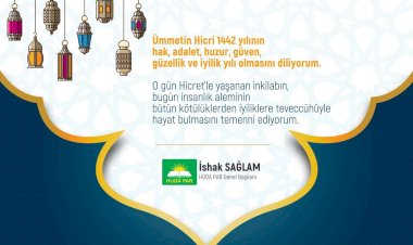 HÜDA PAR Genel Başkanı İshak Sağlam'dan 'Hicri Yeni Yıl' mesajı