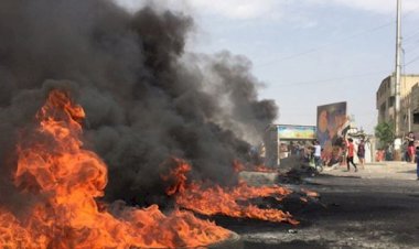 Halepçe'de göstericiler hükümet binalarını ateşe verdi