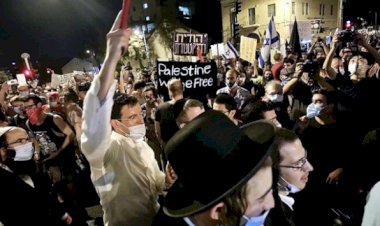 Netanyahu karşıtları meydanlara indi: 'Yalancı Netanyahu evine dön'