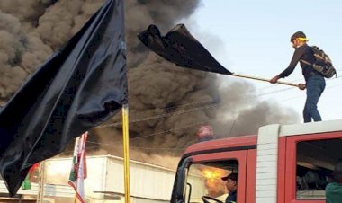 Aşure Günü'ne saygısızlık yapan televizyon kanalı ateşe verildi