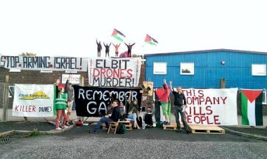 İngiltere'de İsrailli savunma şirketi protesto edildi