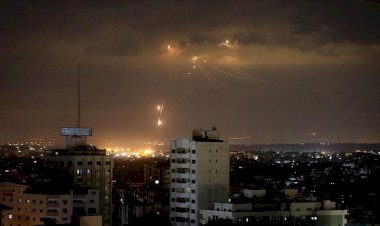 İşgalci İsrail'den Gazze'ye hava saldırısı