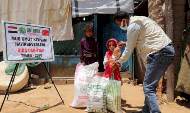 Umut Kervanı Yemen'in mazlumlarına yardımlarını sürdürüyor