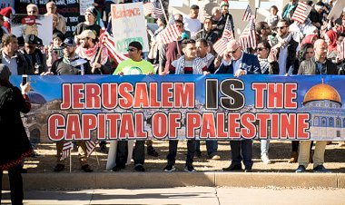 İşgalci İsrail ile normalleşme anlaşması ABD'de protesto edildi