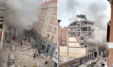 Madrid'de şiddetli patlama: En az 2 ölü