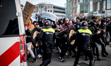 Hollanda'da sokağa çıkma yasağı protestolarında 4. gün: 470 gözaltı