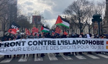 Fransa'da Müslümanları hedef alan yasa tasarısı protesto edildi