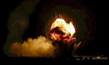 İşgalci İsrail'den Gazze Şeridi'ne hava saldırısı