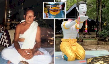 Buda'ya kendini adayan keşiş, giyotinle kafasını kesti