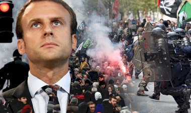 Fransa'da askerlerden Macron'a 'büyüyen kaosu engellemezsen iç savaş çıkar' uyarısı