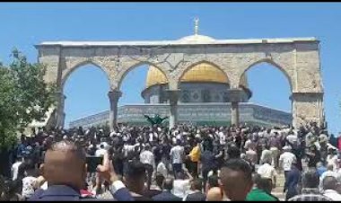 Mescid-i Aksa’da 'Kassam, Hamas ve Erdoğan' sloganları yükseldi