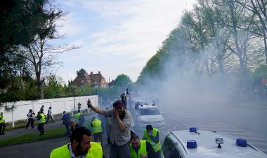 Danimarka'da Filistin'e destek gösterisinde bir kişi gözaltına alındı