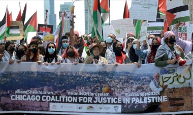 ABD'de Filistin'e destek gösterileri için sokağa çıkan Amerikalılar Biden yönetimine öfkeli