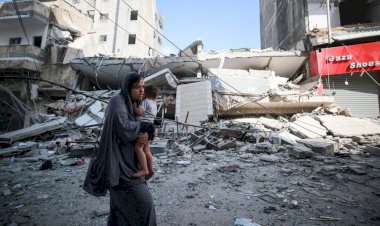 BM: İşgalci İsrail'in Gazze'ye saldırıları sonucu en az 75 bin Filistinli yerinden edildi