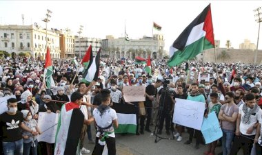 Libya'da Filistin ile dayanışma gösterisi düzenlendi