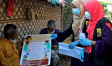 Bangladeş'in güneyindeki kamplarda günlük Kovid-19 vaka sayısı en yüksek seviyeye ulaştı