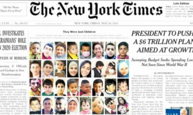 New York Times Gazzeli çocukların fotoğraf ve hikayelerini paylaştı