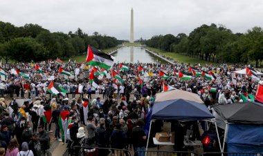 Washington'da 'Filistin'e destek' gösterisi