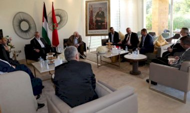 İsmail Heniyye, Fas'ta Filistin'e destek çalışmaları yürütenlerle bir araya geldi