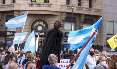 Arjantin'in bağımsızlık gününde protestolar vardı