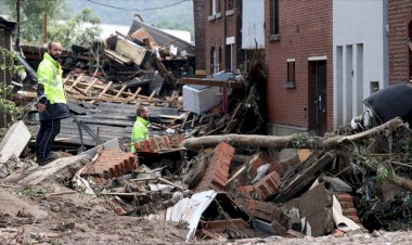 Belçika'da selin neden olduğu tahribat onarılıyor