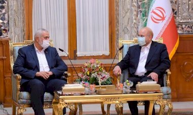 Heniyye, İran Meclis Başkanı Kalibaf ile Filistin meselesini görüştü