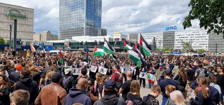 İşgalci İsrail’in 'ilhak' planı Tel Aviv’de protesto edildi