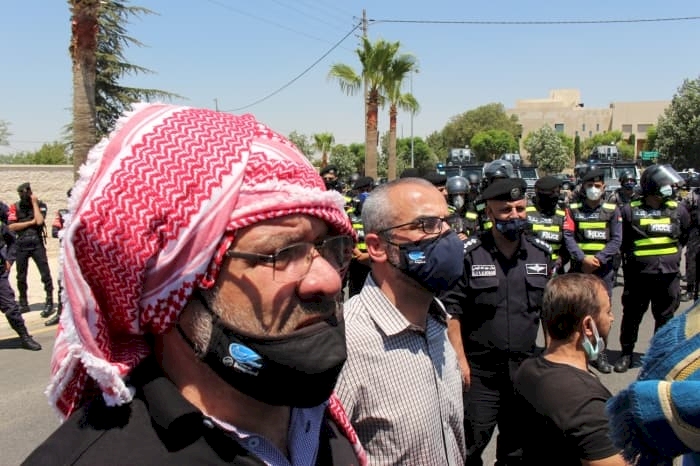 Ürdün polisinden ABD Büyükelçiliği önünde 'ilhak' protestosuna engel