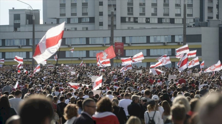 'ABD, Belarus’ta protesto eylemleri için para gönderiyor'