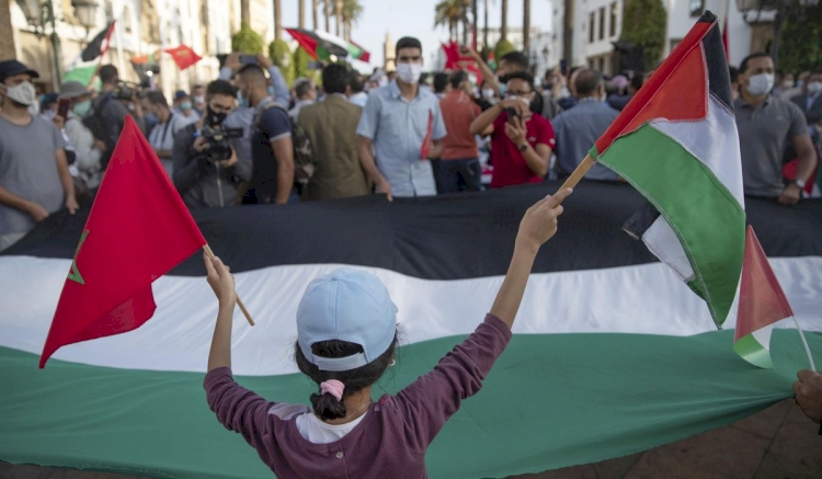 İsrail-BAE ve Bahreyn ihanet anlaşması Fas'ta protesto edildi