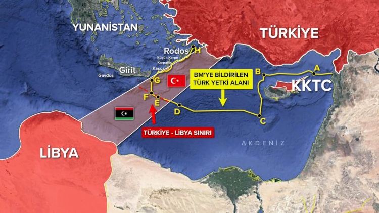 BM Türkiye ile Libya arasında yapılan deniz sınırı anlaşmasını tescil etti