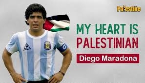 'Kalben Filistinliyim' diyen Maradona'nın ölümü Arap basınında geniş yer buldu