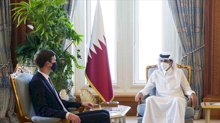 Katar Emiri ile Kushner Orta Doğu'daki gelişmeleri görüştü