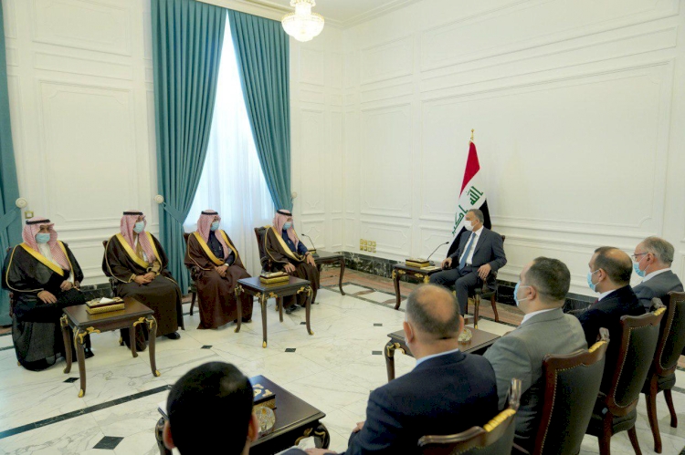 Irak Başbakanı Kazımi, Suudi Arabistan heyetini kabul etti