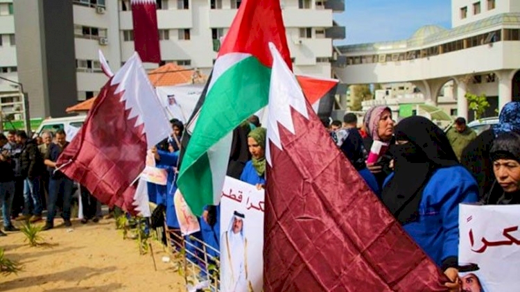 Katar'dan Gazze'ye destek