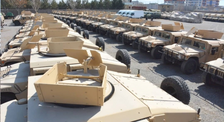 ABD'den, Kabil yönetimine yüzlerce askeri araç desteği